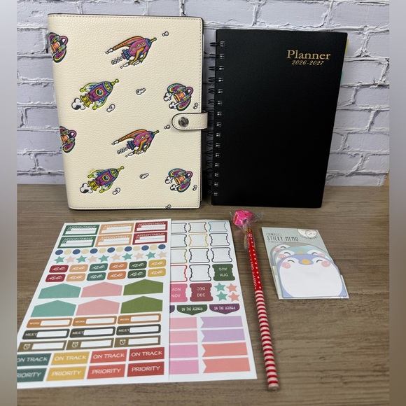 Coach Other - Coach Notebook With Rocket Print with a free Planner Set Price Is Firm
